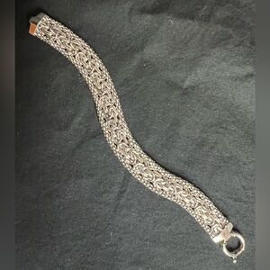 Atasay Kuyumculuk Turkey Sterling Silver 6.5” Marked Bracelet